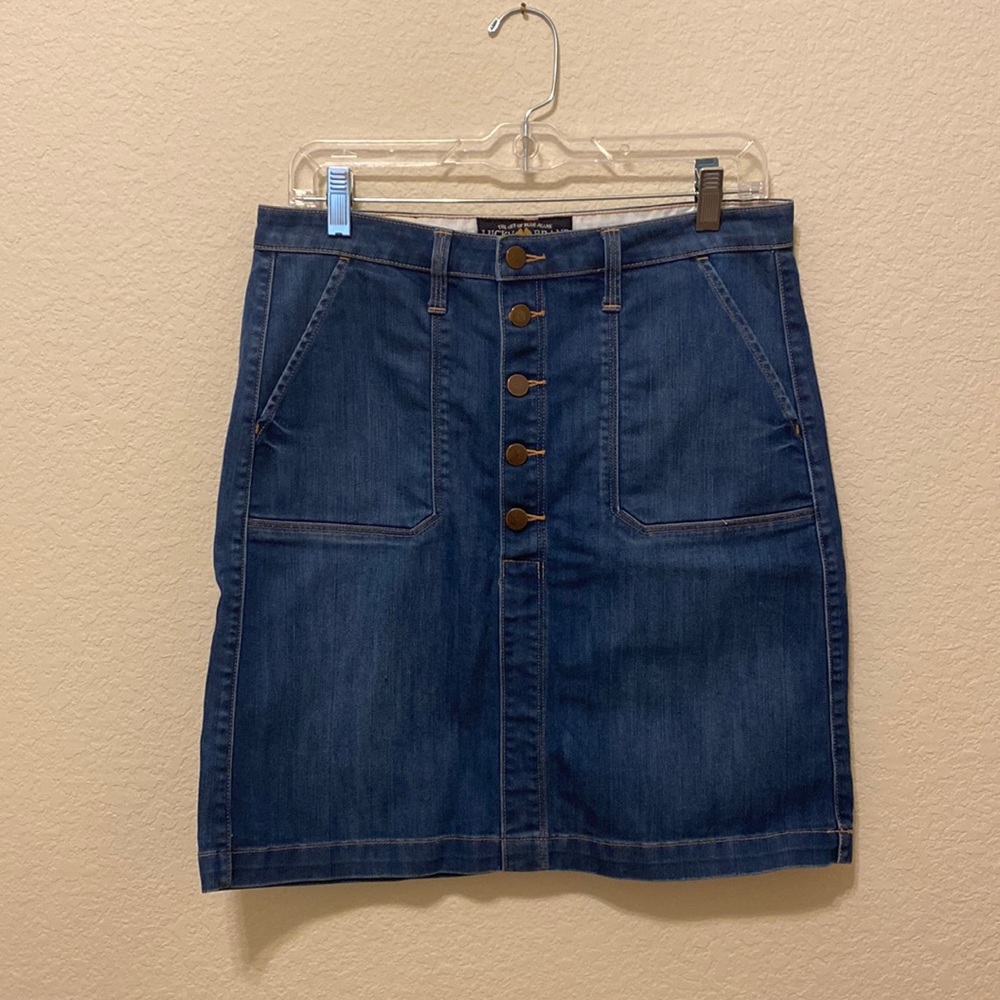 Lucky brand denim skirt size 4 (27)